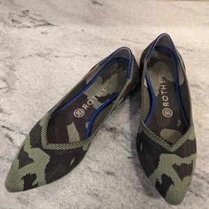 Rothy's shoes size 9 women's camo flats